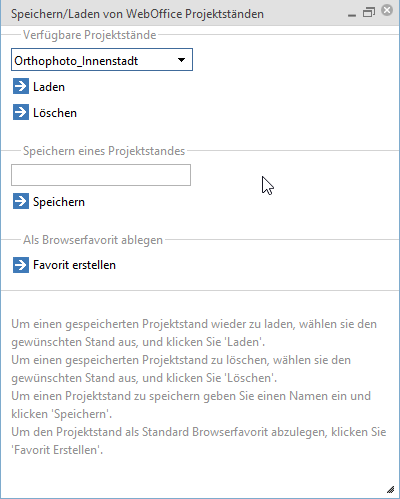 Hinzufügen von Favoriten mit aktivem WebOffice usermanagement Hinzufügen von Favoriten mit aktivem WebOffice usermanagement