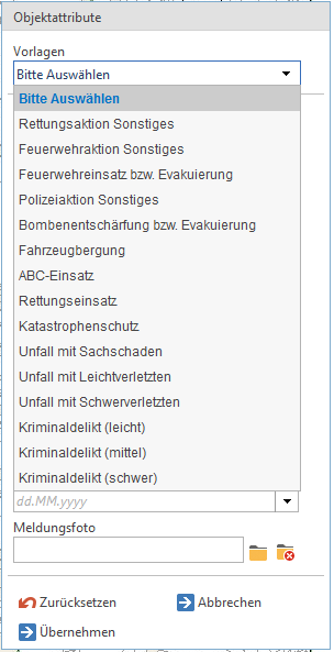 Anzeige von Editiervorlagen bzw. -templates im WebOffice core Client Anzeige von Editiervorlagen bzw. -templates im WebOffice core Client