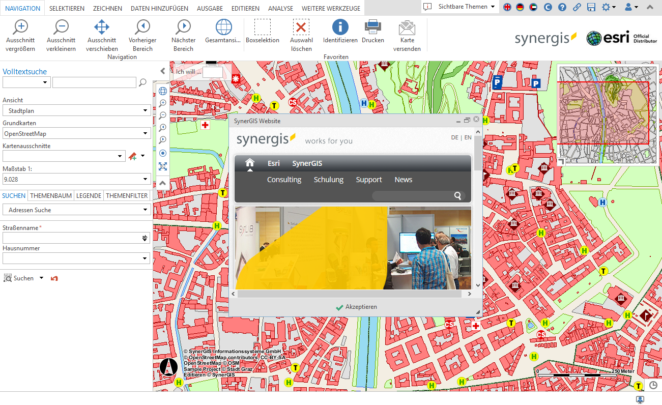 Anzeige eines externen GUI-Moduls im WebOffice core Client Anzeige eines externen GUI-Moduls im WebOffice core Client