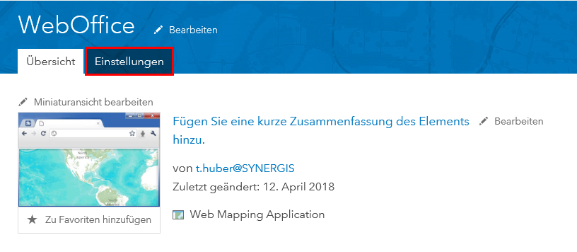 Klicken Sie auf die Registerkarte "Einstellungen" Klicken Sie auf die Registerkarte "Einstellungen"