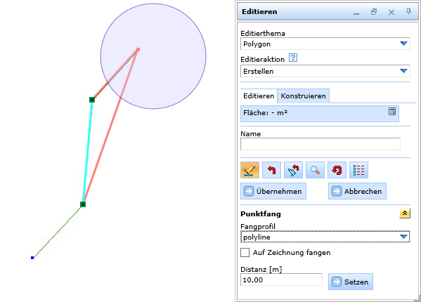 Editieren mit Fang-Layer Editieren mit Fang-Layer