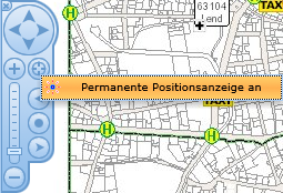 Aktivieren der permanenten Positionsanzeige im WebOffice html Client Aktivieren der permanenten Positionsanzeige im WebOffice html Client