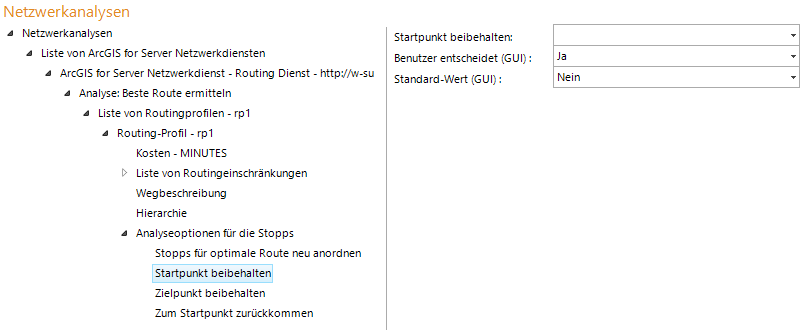 Konfiguration Startpunkt beibehalten Konfiguration Startpunkt beibehalten