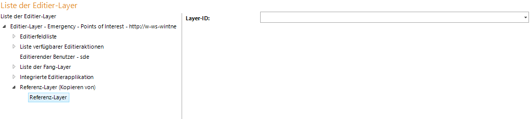 Konfiguration des Referenz-Layer Konfiguration des Referenz-Layer