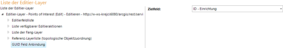 Konfiguration - GUID Feld Anbindung Konfiguration - GUID Feld Anbindung