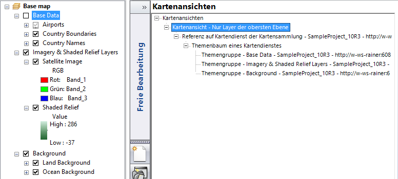 Option: Nur Layer der obersten Ebene übernehmen Option: Nur Layer der obersten Ebene übernehmen