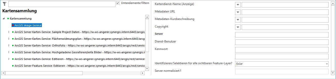 ArcGIS Server Image-Service Konfiguration ArcGIS Server Image-Service Konfiguration