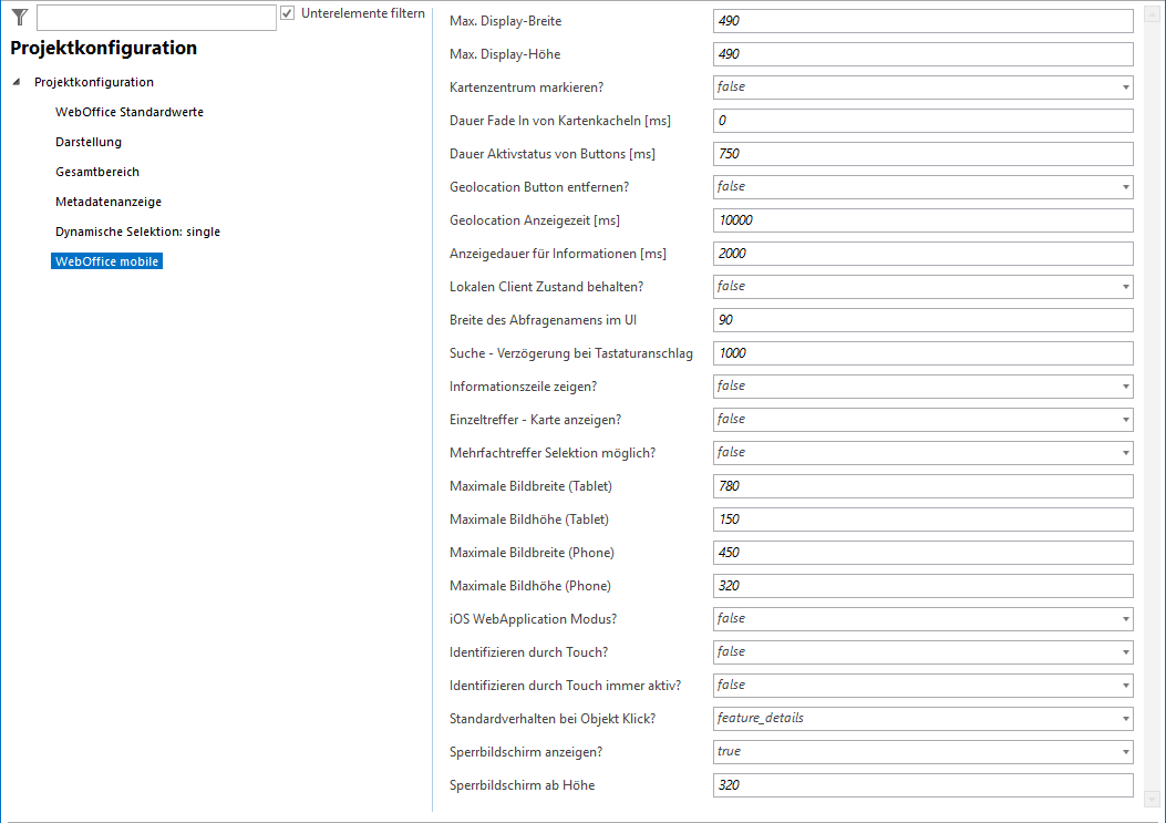 WebOffice mobile Client Konfiguration WebOffice mobile Client Konfiguration