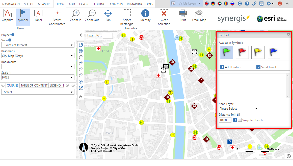 Tool form in the WebOffice core client