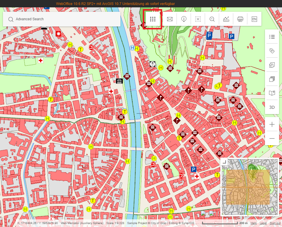 WebOffice flex Small Button