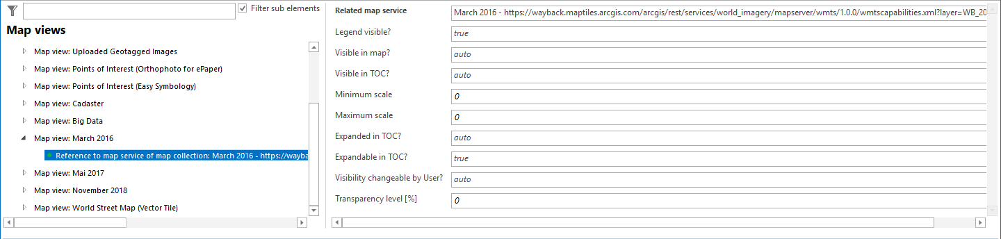 Adding the WMTS Services to the Map views Adding the WMTS Services to the Map views