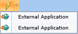 External applications drop-down-menu