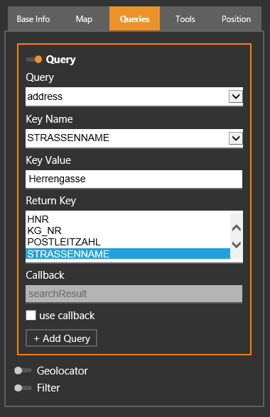 WebOffice map widget Testcontainer - layer query WebOffice map widget Testcontainer - layer query