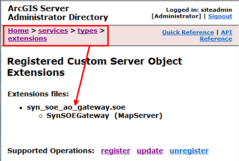 Check succesfull registration