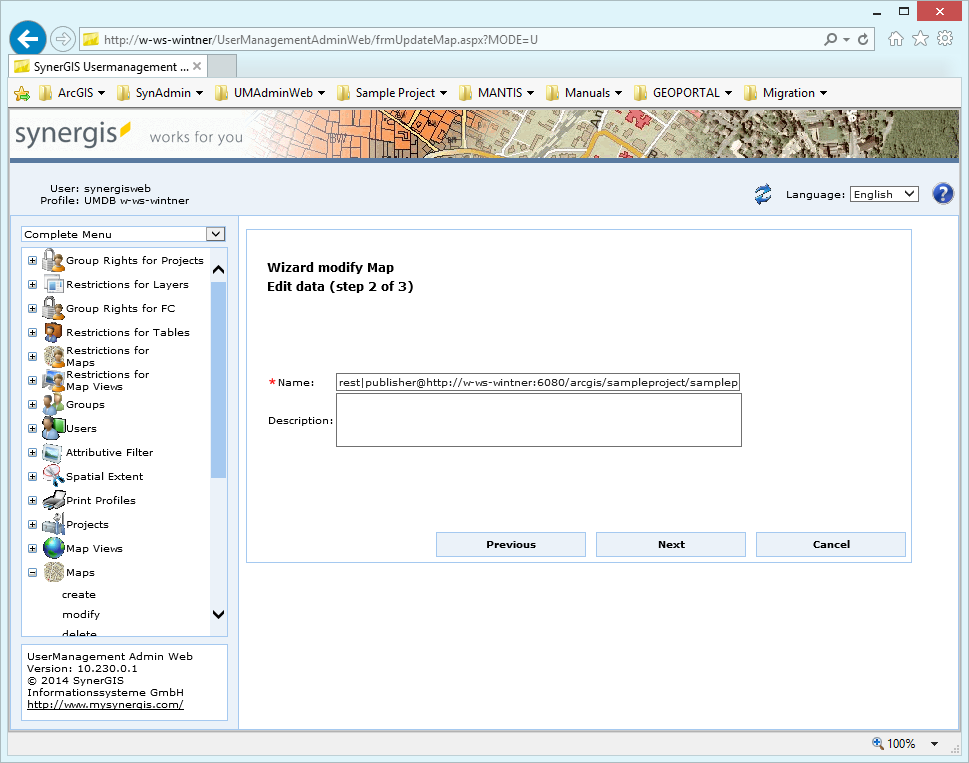Modify a map - step 2 Modify a map - step 2