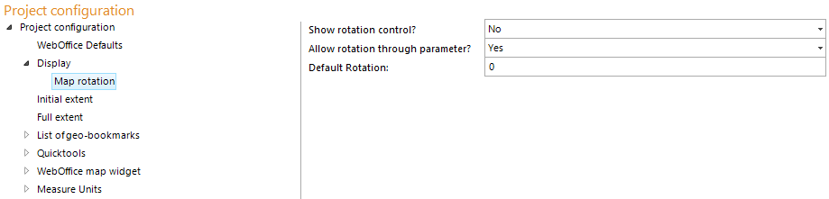 Configuration "Map rotation" Configuration "Map rotation"