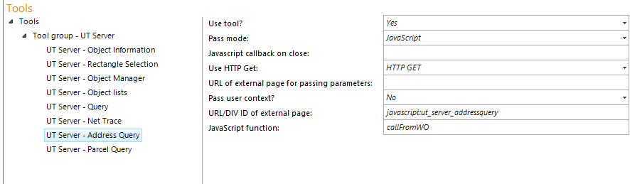 Configuration - UT Server Address Query