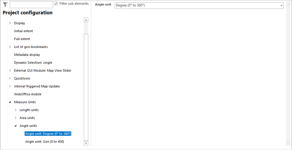 Configuration - Angular Units