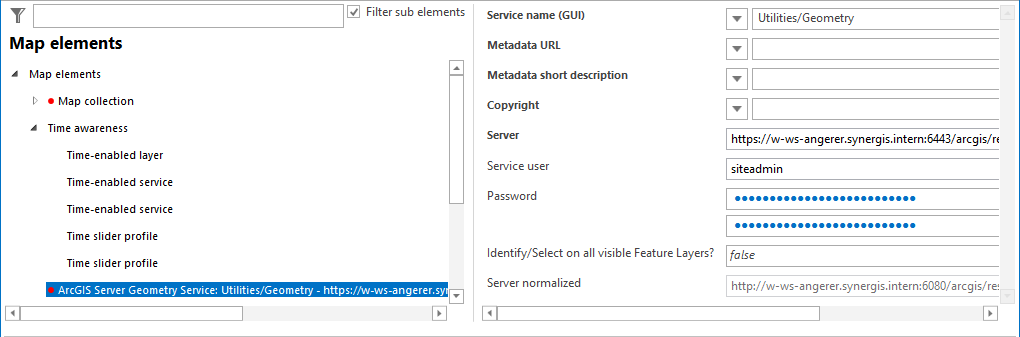 ArcGIS Server Geometry Service configuration ArcGIS Server Geometry Service configuration