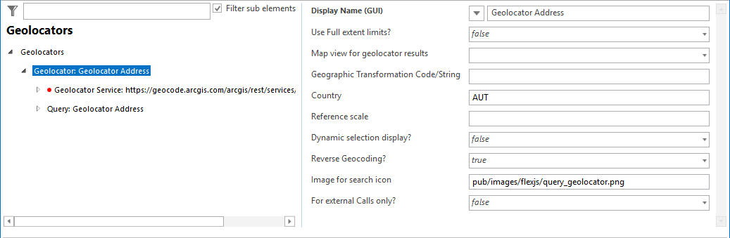 Geolocators configuration&nbsp;