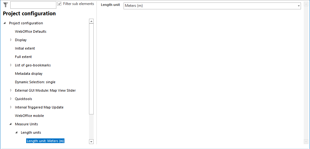 Length units configuration Length units configuration