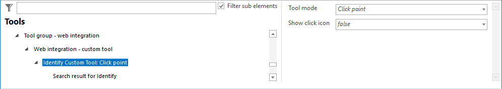 Identify Custom Tool configuration