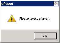  Missing layer selection