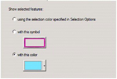 Selection setting "With this color" 