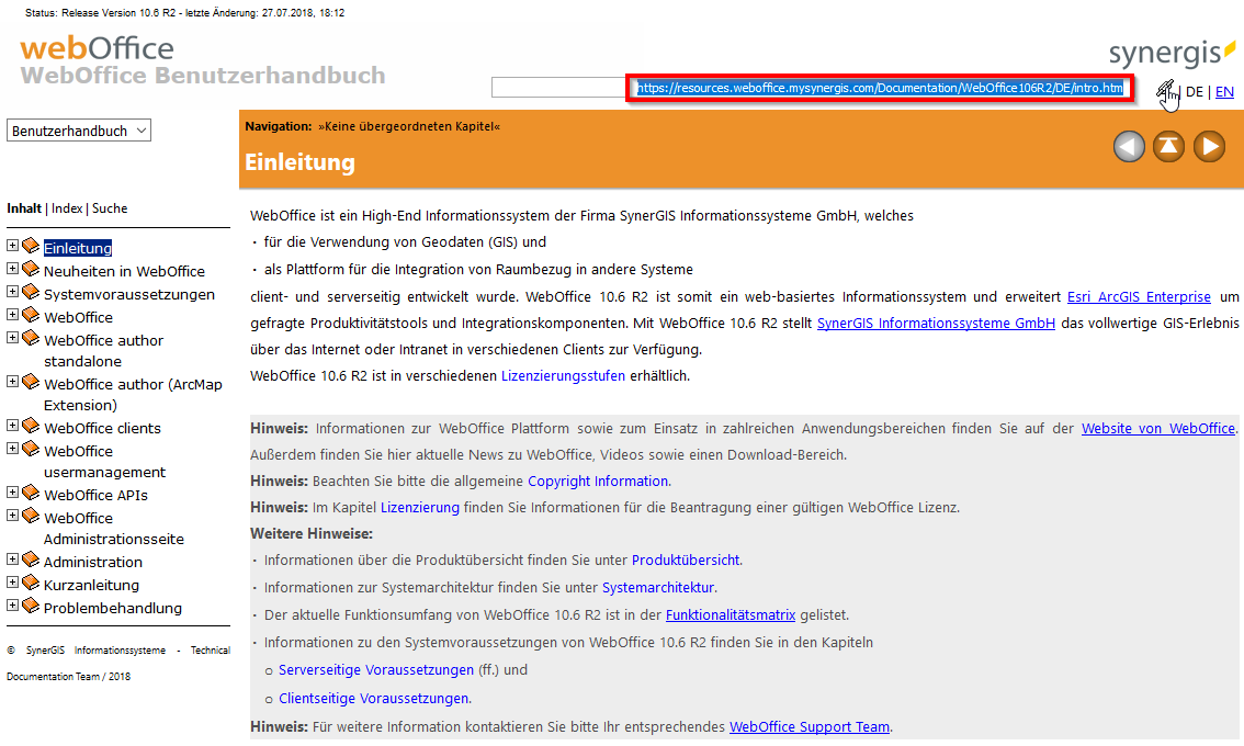 Link zu einem Kapitel