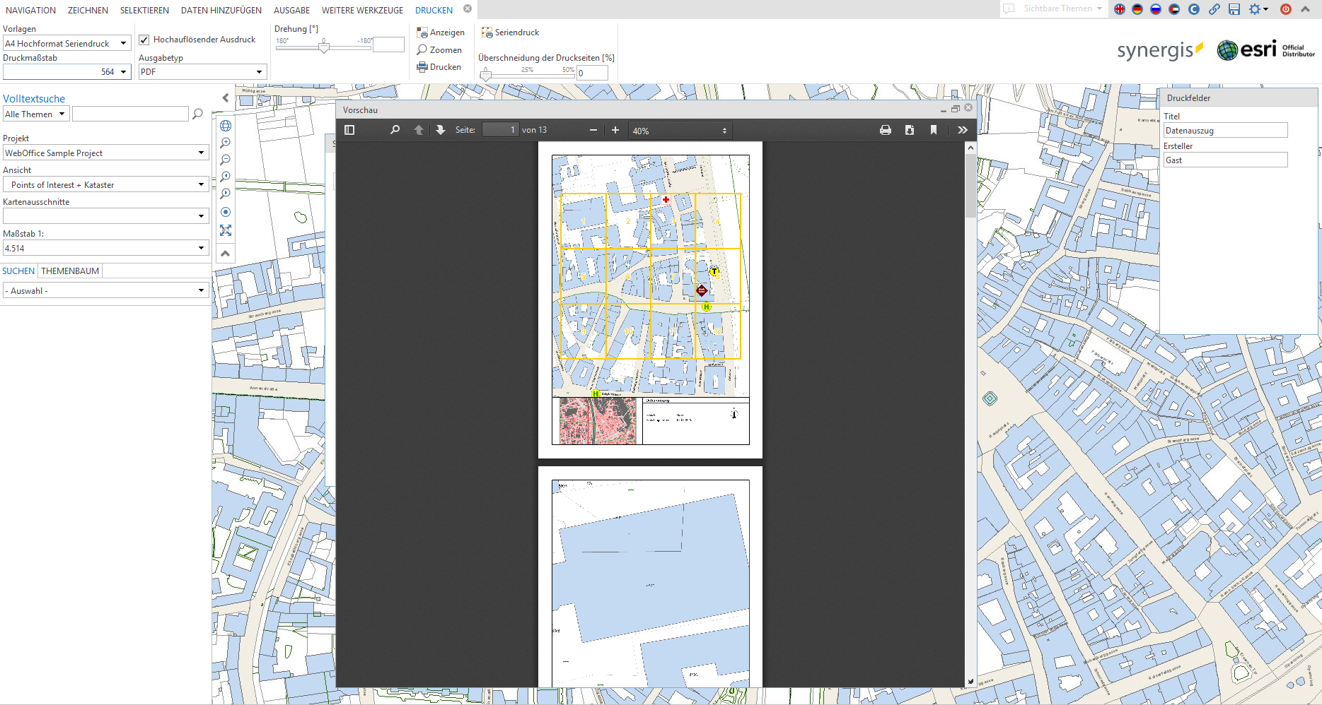 Übersicht beim Seriendruck Übersicht beim Seriendruck