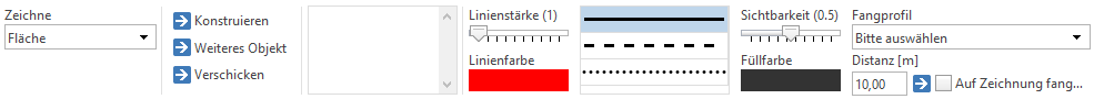 Registerkarte - Messen / Zeichnen - Werkzeugeinstellungen Registerkarte - Messen / Zeichnen - Werkzeugeinstellungen