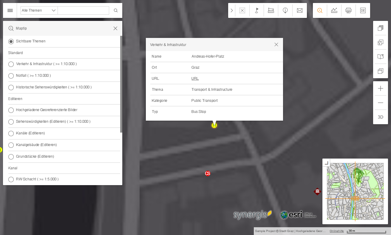 Manueller MapTip im WebOffice flex Client