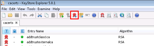 Zertifikat importieren in Truststore