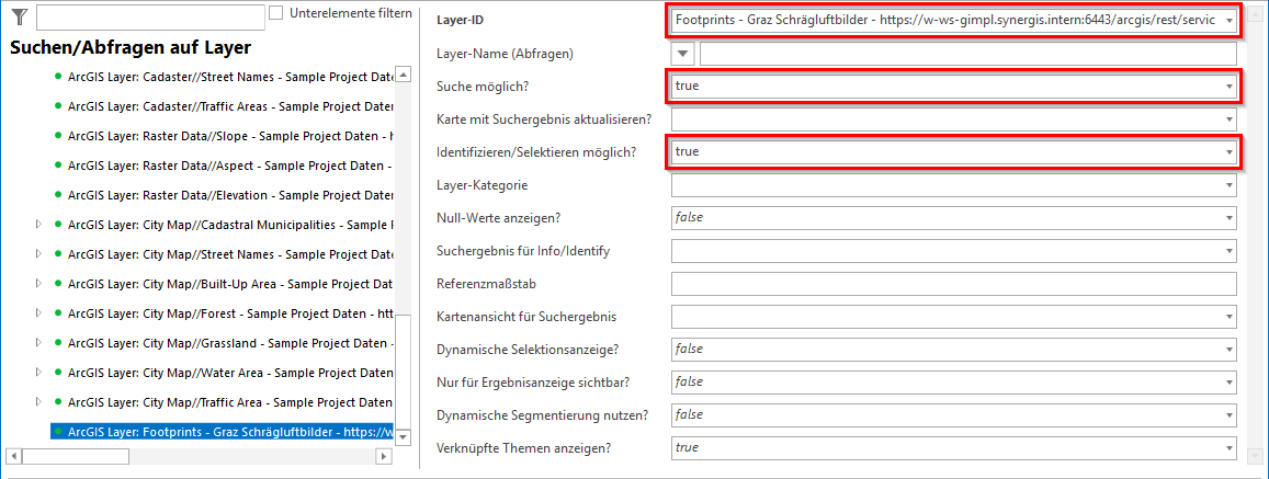Konfiguration der Suche zur Nutzung des Schrägluftbilder Custom Tool (1)