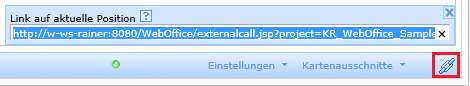 Link auf aktuelle Position im WebOffice html Client 
