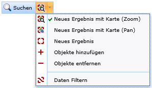 Suchen Button mit 6 verschiedene Suchmodi Suchen Button mit 6 verschiedene Suchmodi