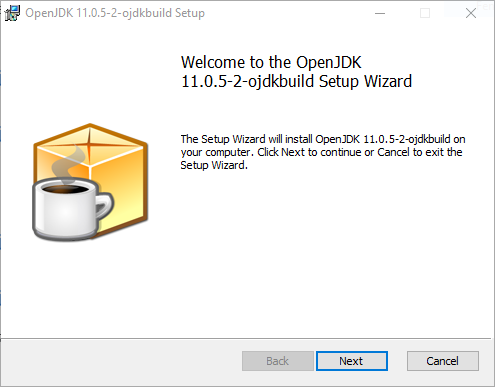 Starten des Installationssetups