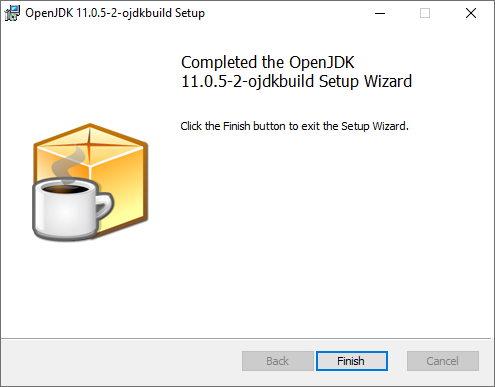 Setup Wizard abgeschlossen