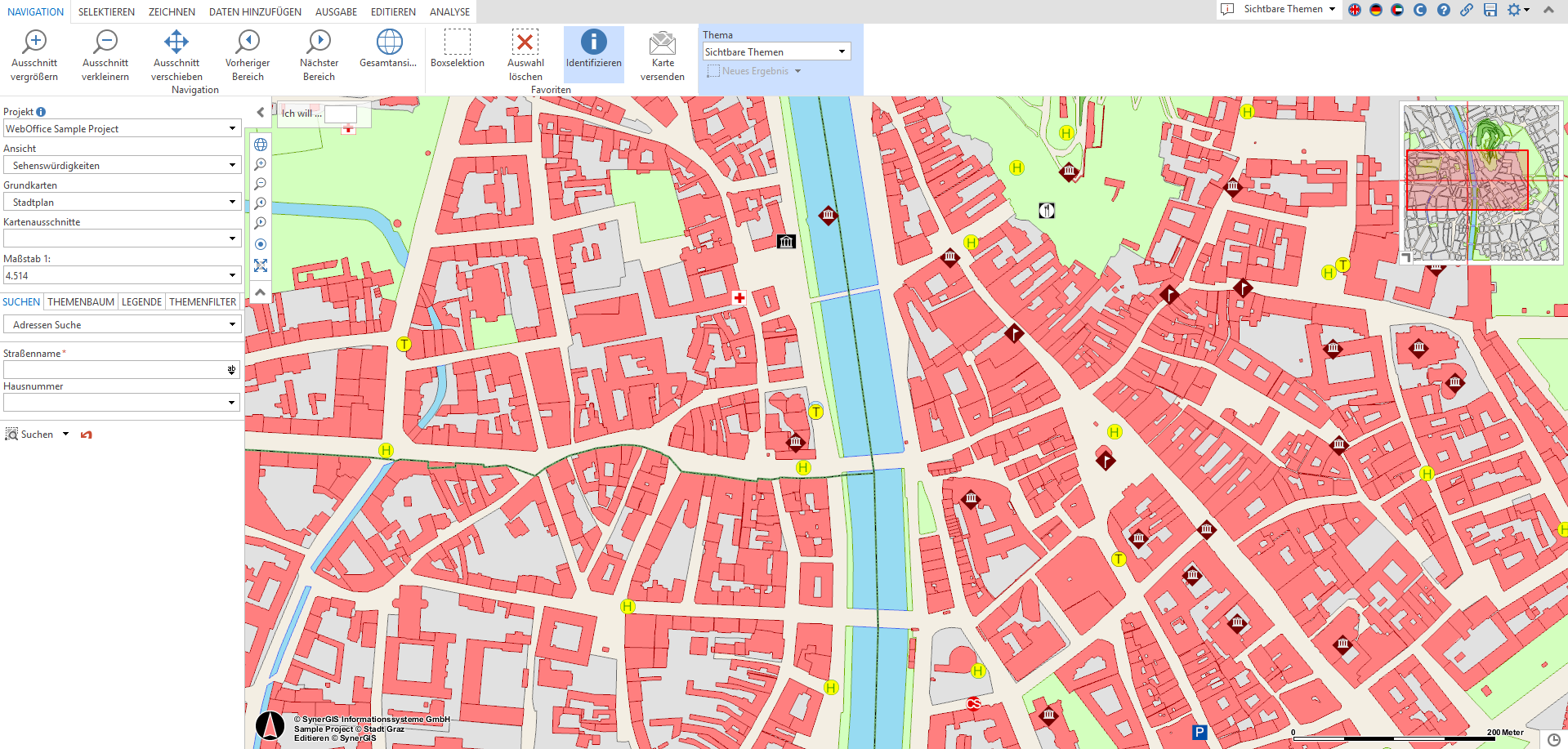 Starten eines WebOffice 10.7 SP1 Projekts imWebOffice core Client