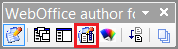 ArcMap Toolbar für WebOffice author -  Geo-Bookmarks von ArcMap übernehmen