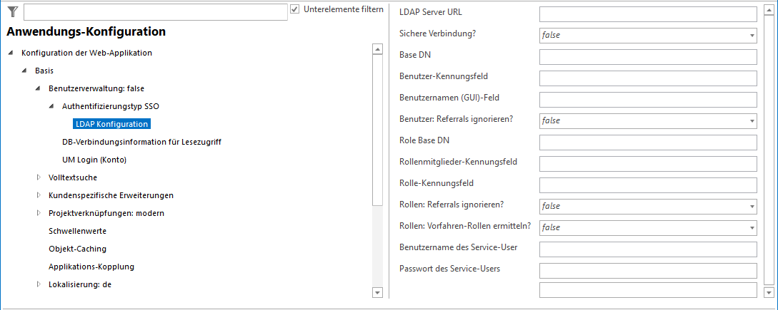 LDAP Konfiguration LDAP Konfiguration