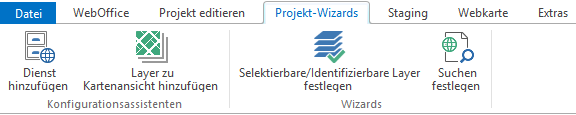 Menüpunkt Projekt-Wizards Menüpunkt Projekt-Wizards