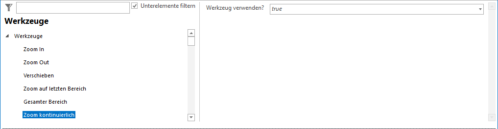 Konfiguraiton Zoom kontinuierlich