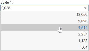 List of scales in the WebOffice core client