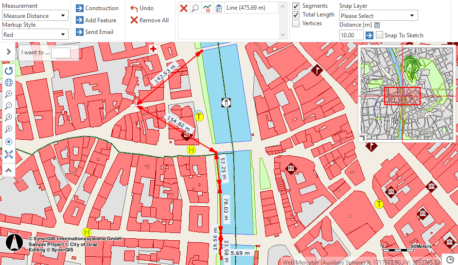 Selecting objects and zoom to them in the WebOffice core client