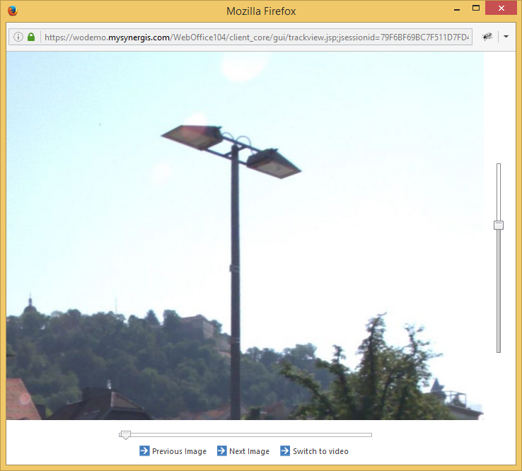 Objects linked with panorama images