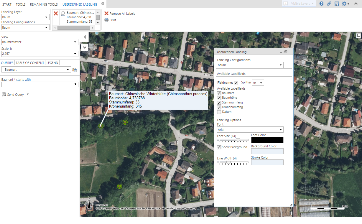 Label Feature within the WebOffice core client