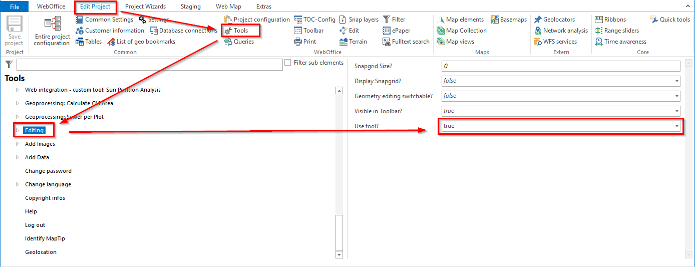 Activate the editing tool in the WebOffice author standalone Activate the editing tool in the WebOffice author standalone