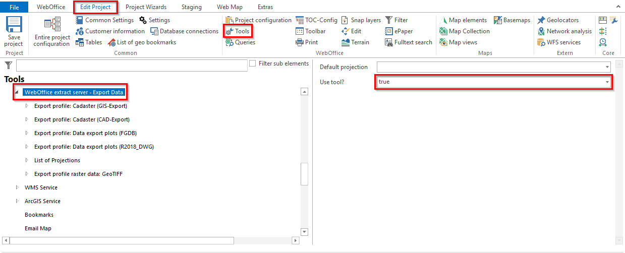 Activate the WebOffice extract server tool in the WebOffice author standalone Activate the WebOffice extract server tool in the WebOffice author standalone