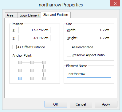 Logo properties Logo properties